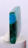 2.9cms CHRYSOCOLLA CABOCHON PERU PARROT WING EILAT STONE JEWELRY PENDANT BB67