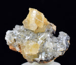 2.5cms CERUSSITE BARITE GALENA CRYSTALS MOROCCO MINERAL SPECIMEN KB56