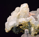 14cms PREHNITE EPIDOTE CLINOZOISITE LIMONITE SHINY NATURAL CRYSTAL MINERAL QB97