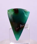 5carats GEM SILICA CHRYSOCOLLA CABOCHON CHALCEDONY LILY MINE PERU SCENIC BB145
