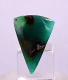 5carats GEM SILICA CHRYSOCOLLA CABOCHON CHALCEDONY LILY MINE PERU SCENIC BB145