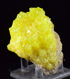 6.5cms SULPHUR NATURAL CRYSTALS BOLIVIA SULFUR POTOSI MINERAL SPECIMEN YB09