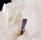 10cms RED HUBNERITE QUARTZ CRYSTALS MINERAL SPECIMEN COLLECTOR PERU MB138