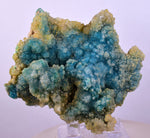 7.5cms DRUZY CHRYSOCOLLA CALCITE PERU COPPER 2000 DISCOVERY DB111