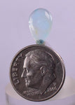 1ct GEM BLUE OPAL SCENIC CABOCHON PERU SEASCAPE PENDANT JEWELRY DENDRITES  BB152