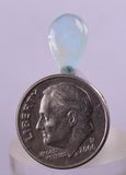 1ct GEM BLUE OPAL SCENIC CABOCHON PERU SEASCAPE PENDANT JEWELRY DENDRITES  BB152