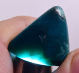 57.5cts GEM SILICA CHRYSOCOLLA CHALCEDONY LILY MINE PERU FREE FORM QUARTZ BB278