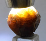 1.7cm GARNET GROSSULAR HESSONITE DODECAHEDRON CRYSTALS PERU MINERAL GB21