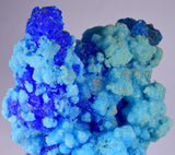 14cms NEW BLUE CHALCANTHITE NATURAL BOTRYOIDAL CRYSTALS PERU TRANSLUCENT FB78