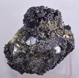 10cms PYRITE CUBIC GALENA BOURNONITE PERU CRYSTALS MINERAL SPECIMEN MB135