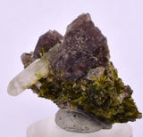 3.4cms PREMIUM EPIDOTE QUARTZ CRYSTALS PERU AESTHETIC COLLECTOR CB141