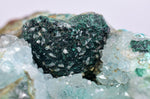 9.5cms DRUZY CHRYSOCOLLA ATACAMITE MALACHITE QUARTZ CRYSTALS LILY MINE PERU DB78