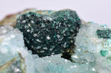 9.5cms DRUZY CHRYSOCOLLA ATACAMITE MALACHITE QUARTZ CRYSTALS LILY MINE PERU DB78