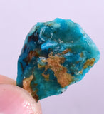 9carats GEM SILICA CHRYSOCOLLA CHALCEDONY PERU HIGH YIELD NEW FIND ROUGH SB78