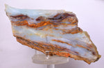 680grms 23cm BLUE OPAL PERU SLAB SCENIC SEASCAPE SCULPTURE ROUGH LANDSCAPE OB153