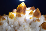 11cms STALACTITE QUARTZ HEMATOID GOETHITE LIMONITE PERU MINERAL SPECIMEN QB83