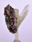 5.1cms PREMIUM EPIDOTE QUARTZ AXINITE CRYSTALS PERU AESTHETIC COLLECTOR CB135