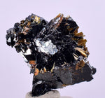 1.8cms GOLDEN RUTILE HEMATITE SPRAY NEEDLES CRYSTALS TITANIUM BAHIA BRAZIL  XB05