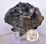 5.5cms PROUSTITE RUBY SILVER  QUARTZ PERU UCHUCCHACUA MINE MINERAL HB211