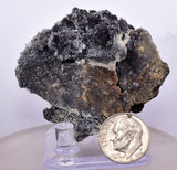 5.5cms PROUSTITE RUBY SILVER  QUARTZ PERU UCHUCCHACUA MINE MINERAL HB211