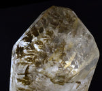 11cms QUARTZ DENDRITIC MANGANESE SHINY POLISHED CRYSTAL MINERAL SPECIMEN QB91