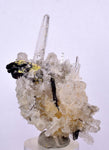 6.4cms HUBNERITE QUARTZ CRYSTALS MINERAL SPECIMEN COLLECTOR PERU MB69