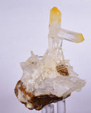 9.1cms QUARTZ HALLOYSITE MANGO COLOMBIA NATURAL CRYSTAL MINERAL SPECIMEN QB62