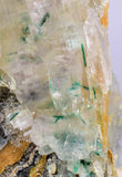 7.9cms GEM ATACAMITE INSIDE SELENITE CRYSTAL LILY MINE 2000 DISCOVERY PERU AB158