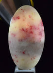 30.5carats GEM RED THULITE SCAPOLITE MARIALITE CLINOZOISITE PERU CABOCHON BB217