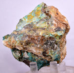 6.9cms DRUZY CHRYSOCOLLA QUARTZ PERU COPPER MINERAL SPECIMEN COLLECTOR DB87