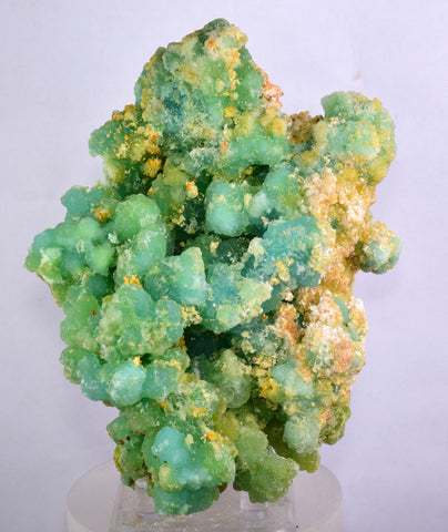 13cms MELANTERITE CHALCANTHITE ROMERITE PERU NATURAL BOTRYOIDAL CRYSTALS FB65