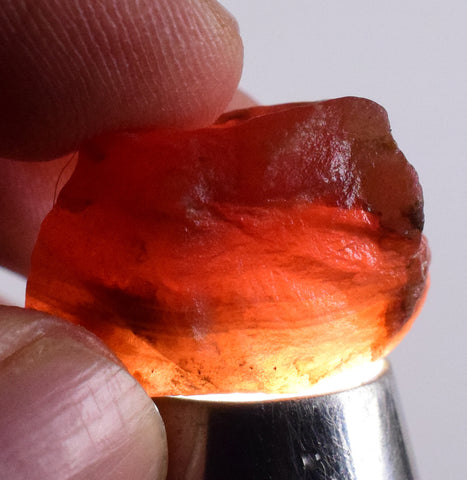 10grams GEM RED RHODOCHROSITE ROUGH ORTIZ  PERU GEMSTONE MINERAL SPECIMEN RB182