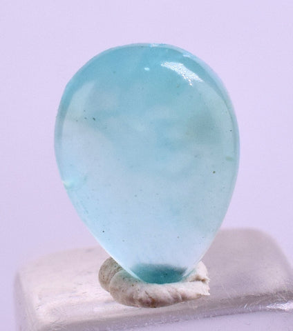 1ct GEM BLUE OPAL SCENIC CABOCHON PERU SEASCAPE PENDANT JEWELRY BB351