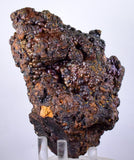 12cms GOETHITE BOTRYOIDAL IRIDESCENT CRYSTALS PERU IRON NEW FIND MINERAL ZB01