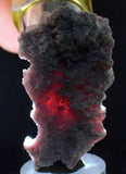 4.9cms RHODOCHROSITE ROSETTE PERU PINK CRYSTALS HUANZALA MINE MINERAL RB545