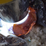 20 cms SPHALERITE BARITE QUARTZ GEM PERU CRYSTALS DISPLAY OR TO CUT IT MB106