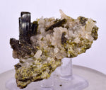 5.6cms PREMIUM EPIDOTE QUARTZ MINIATURE CRYSTALS PERU AESTHETIC COLLECTOR CB164