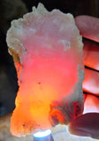 240 grams GEM PINK OPAL PERU ROUGH ANGEL SKIN TRANSLUCENT CORAL COLOR PB65