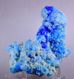12.5cms NEW BLUE CHALCANTHITE NATURAL BOTRYOIDAL CRYSTALS PERU TRANSLUCENT FB33