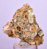 3.5cms YELLOW APATITE CRYSTALS IMILCHIL MOROCCO MINERAL SPECIMEN AB235