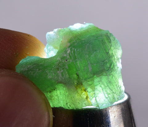 15cts GRANDIDIERITE CRYSTALS BLUE GREEN RARE MADAGASCAR JEWELRY FACET PB89