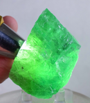 529Carats GREEN FLUORITE CRYSTAL PERU HUANZALA PERU SHINY K68