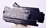 5.5cms HUBNERITE FLOATER QUARTZ CRYSTALS DOUBLY TERMINATED PERU MINERAL MB144