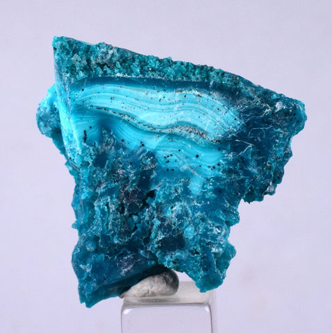 9.7grs BLUE MALACHITE CHRYSOCOLLA SCULPTURE SCENIC PERU ROUGH DECORATION UB08