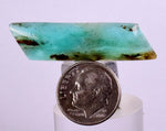 16ct GEM BLUE OPAL SCENIC CABOCHON PERU SEASCAPE PENDANT JEWELRY BB123