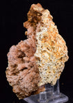 9.9cms ROSE DRUZY QUARTZ BRIGHT CRYSTALS CATHEDRAL BOTRYOIDAL PERU NEW FIND QB41