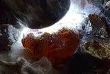 20 cms SPHALERITE BARITE QUARTZ GEM PERU CRYSTALS DISPLAY OR TO CUT IT MB106