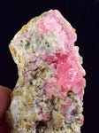 6.5cms GEM RHODOCHROSITE FLUORITE PYRITE CRYSTAL QUARTZ CHINA FLUORESCENT RB313