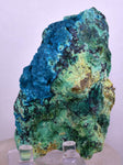 8.2cms QUARTZ CHRYSOCOLLA BOTRYOIDAL TENTADORA MINE PERU MINERAL SPECIMEN CB121