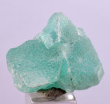 2.3cms EMERALD GREEN FLUORITE CRYSTAL PERU HUANZALA MINE SHINY NEW FIND KB10
